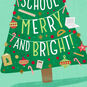 Cute Tree with Candy Canes Paraeducator Christmas Card Card Front Detail image number 4