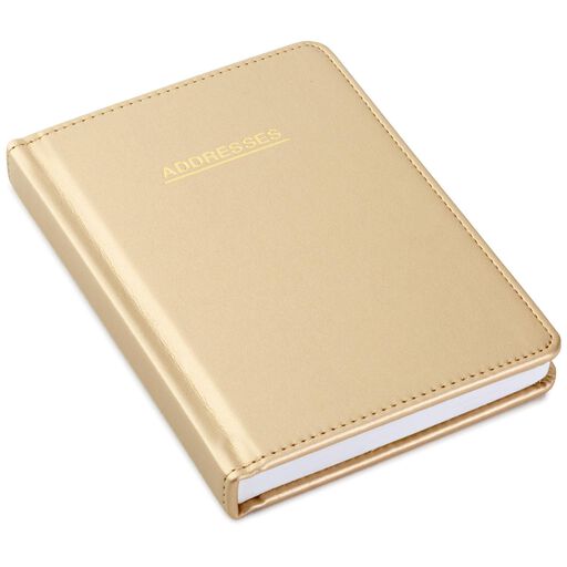 Satin Gold Address Book, 