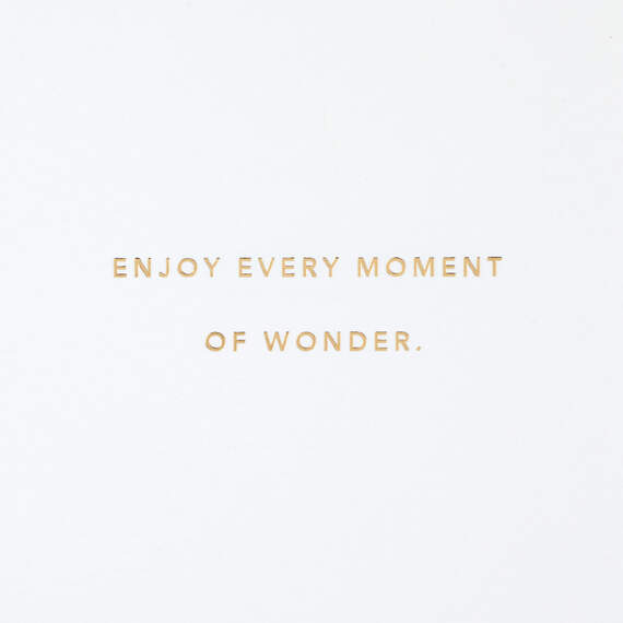 Enjoy Every Moment of Wonder New Baby Boy Card, , large image number 2