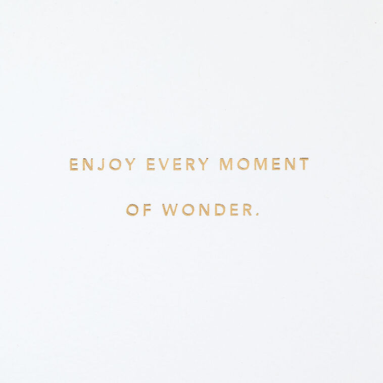 Enjoy Every Moment of Wonder New Baby Boy Card, , large image number 2