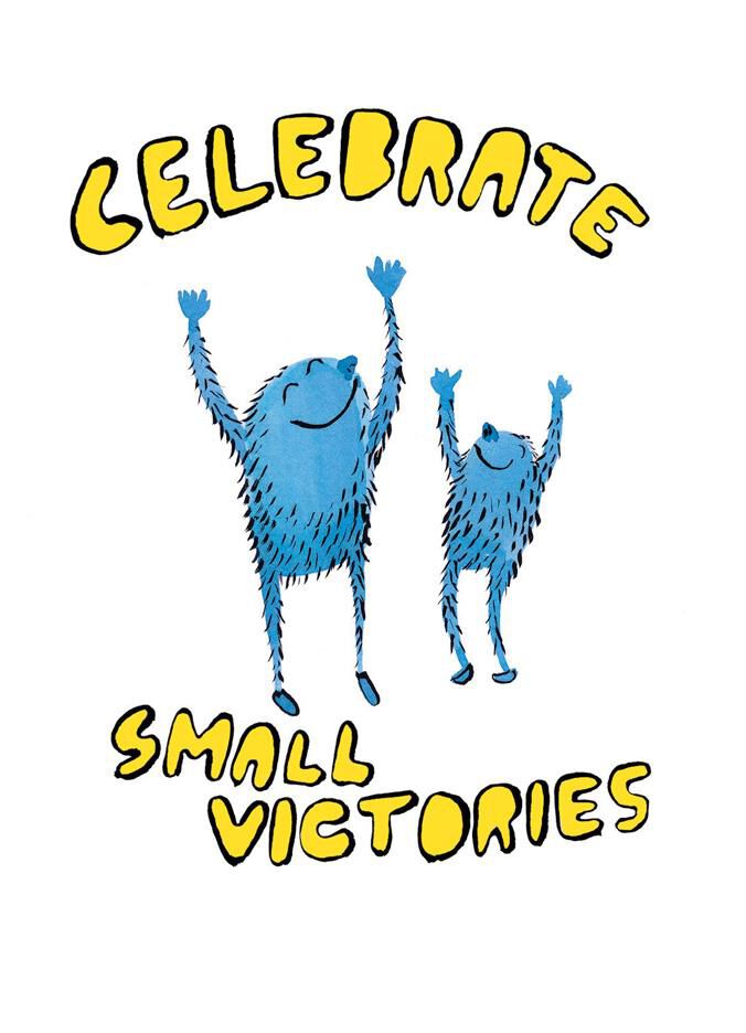 Celebrate Small Victories Congratulations Card