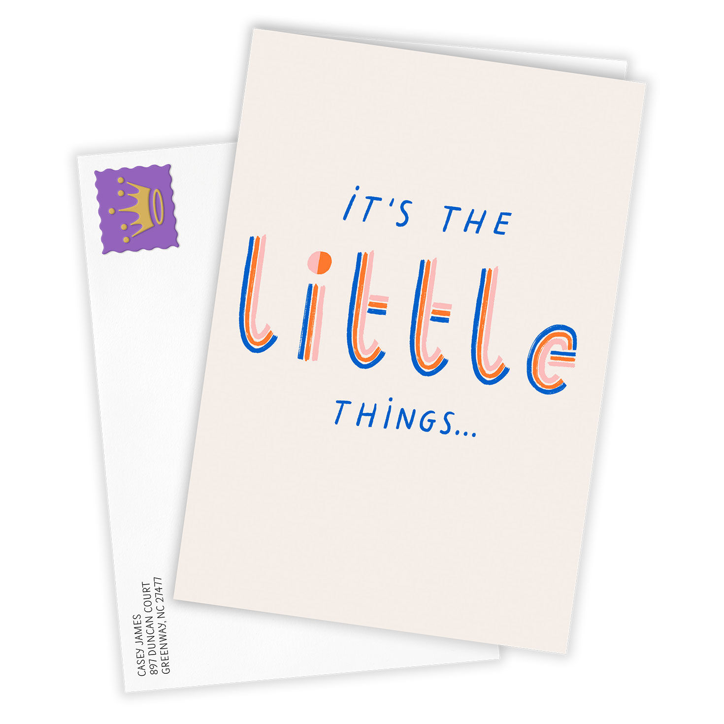 The Little Things Custom Appreciation Card, , large image number 2