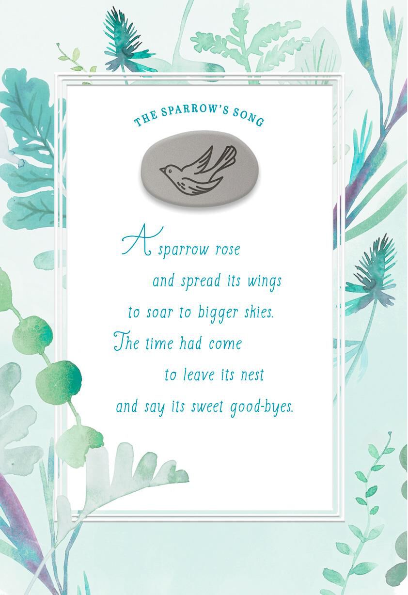The Sparrow's Song Sympathy Card