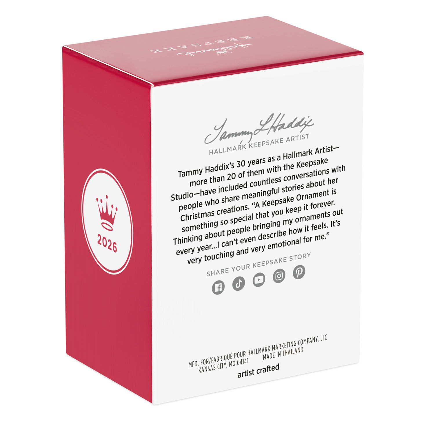 Great-Grandson Blue Mug Keepsake Ornament package back image number 8