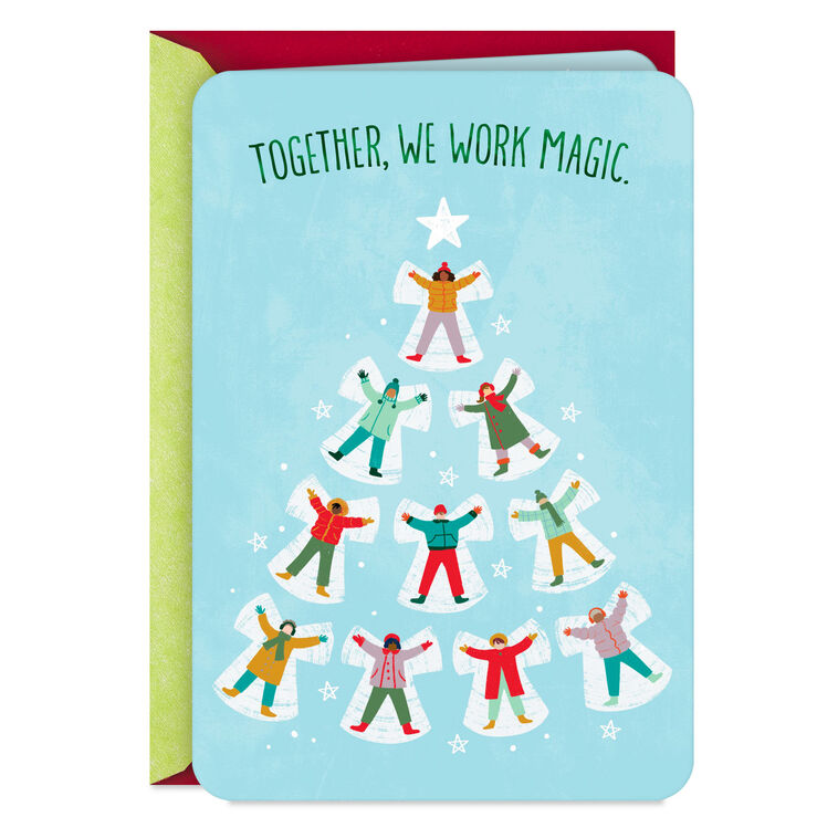 Together, We Work Magic Holiday Card for Coworker, , large image number 1