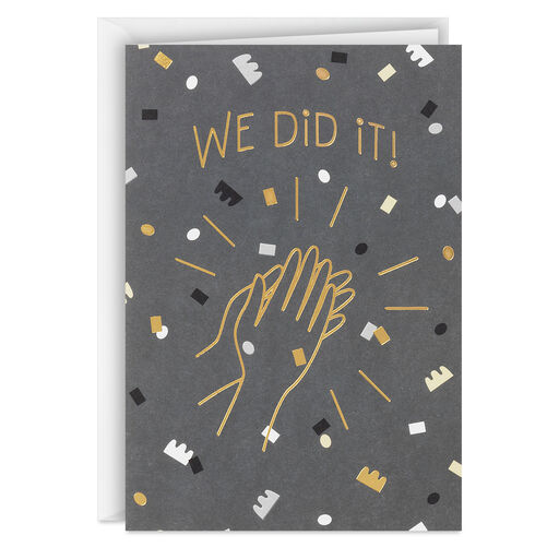 We Did It! New Year Card, 