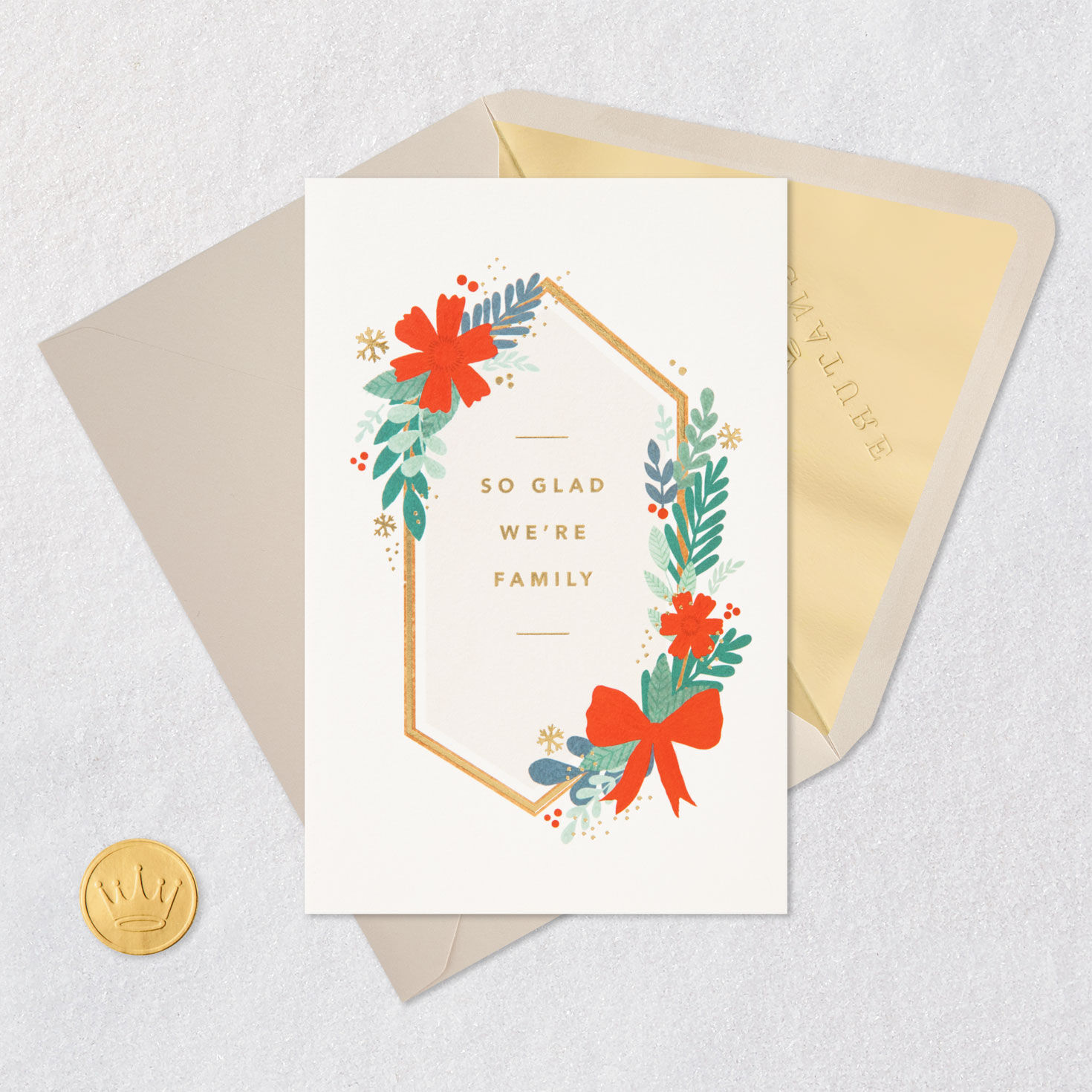 So Glad We're Family Christmas Card for only USD 5.99 | Hallmark