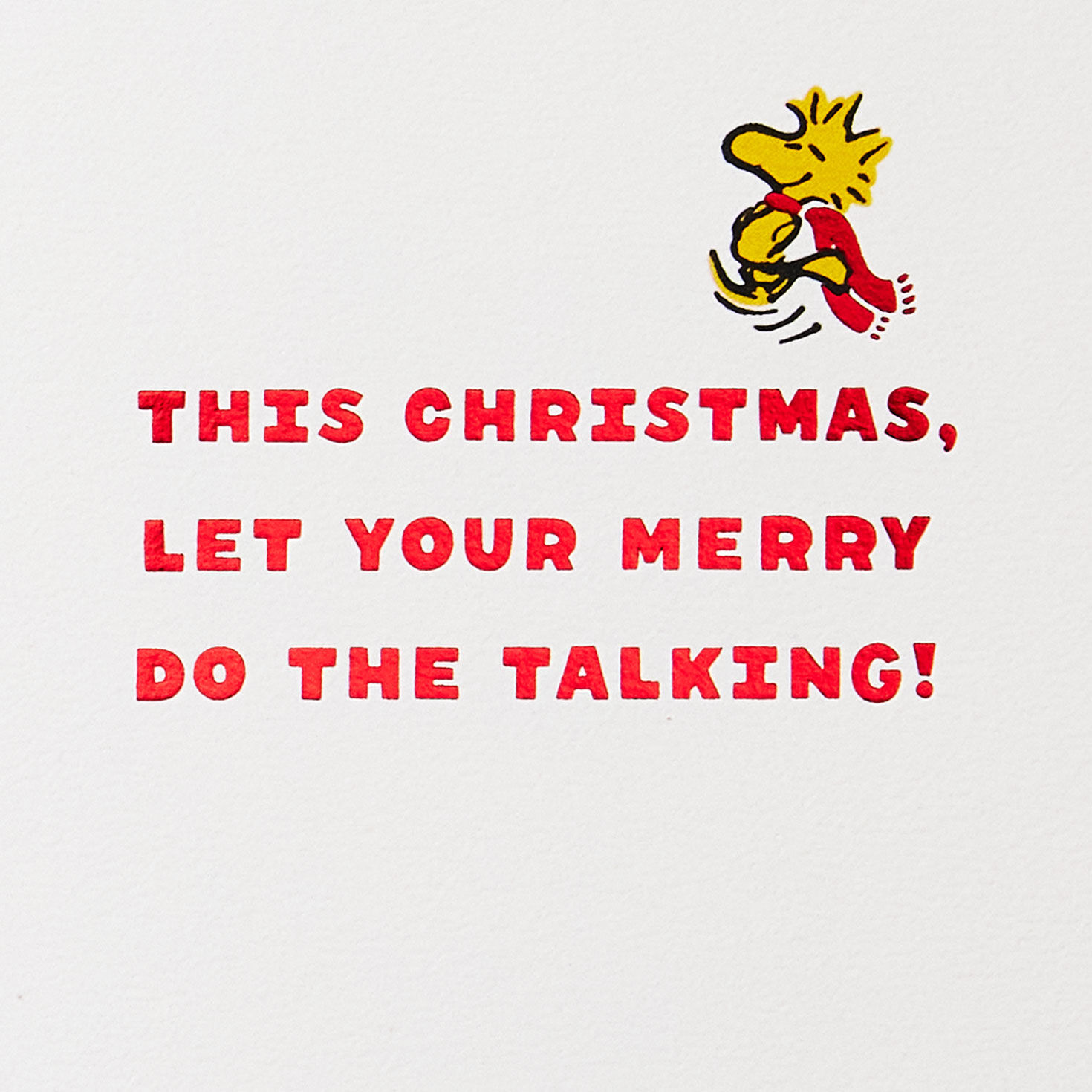 Peanuts Snoopy in Scarf Religious Christmas Card Sentiment image number 2