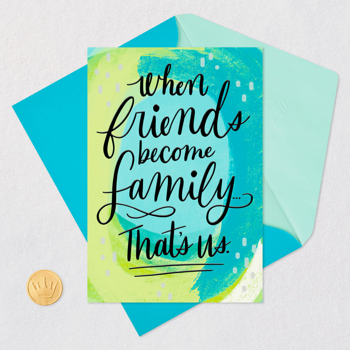 When Friends Become Family Friendship Card, , large image number 5