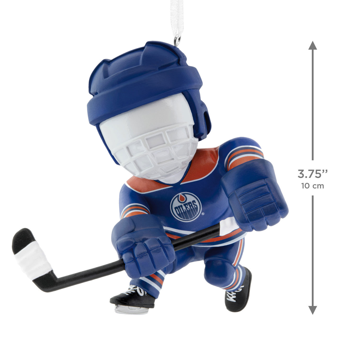 Edmonton Oilers Hockey Player Christmas Ornament measurement image number 3