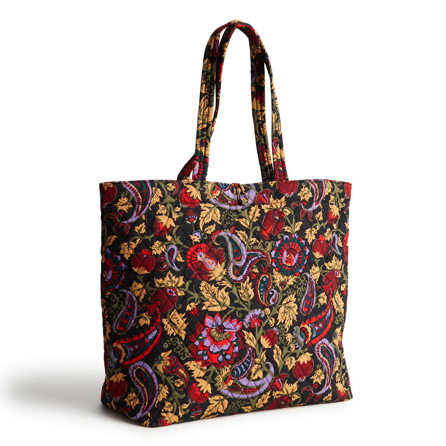 Vera Bradley Original Tote in Midnight Garden Paisley Handbags Purses Hallmark