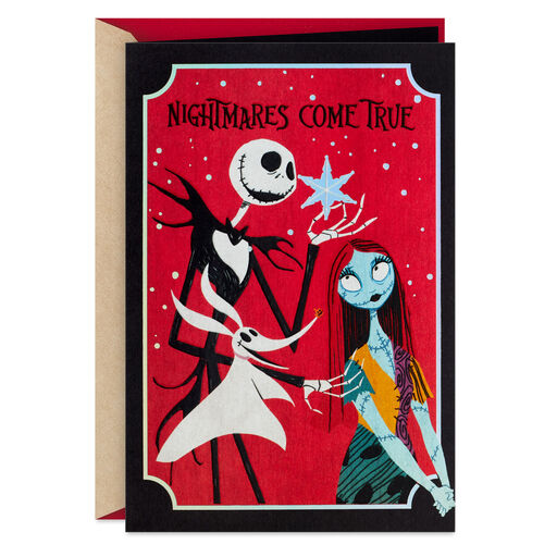 Disney Tim Burton's The Nightmare Before Christmas Believe Christmas Card, 