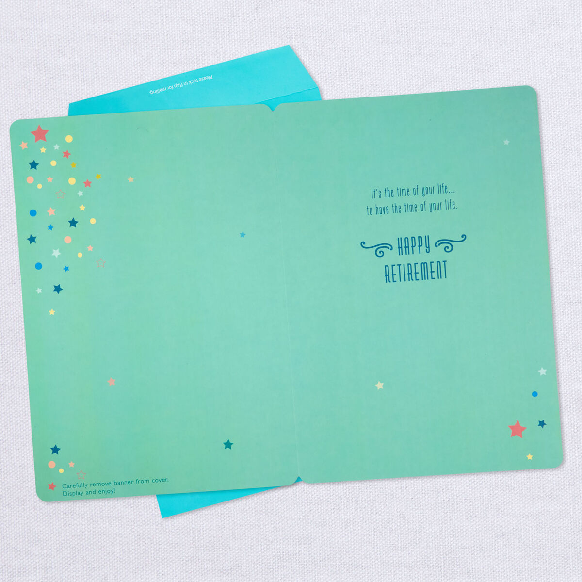 16" Retired and Admired Jumbo Retirement Card With Banner Greeting