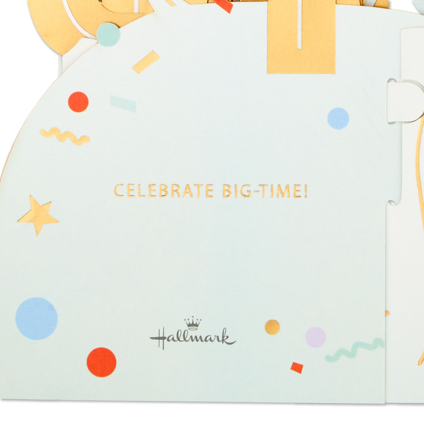 12.38" Jumbo Celebrate Big-Time 3D Pop-Up Birthday Card, , large image number 3