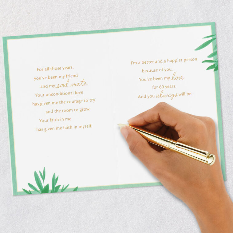 My Friend and My Soulmate 60th Anniversary Card for Spouse, , large image number 7