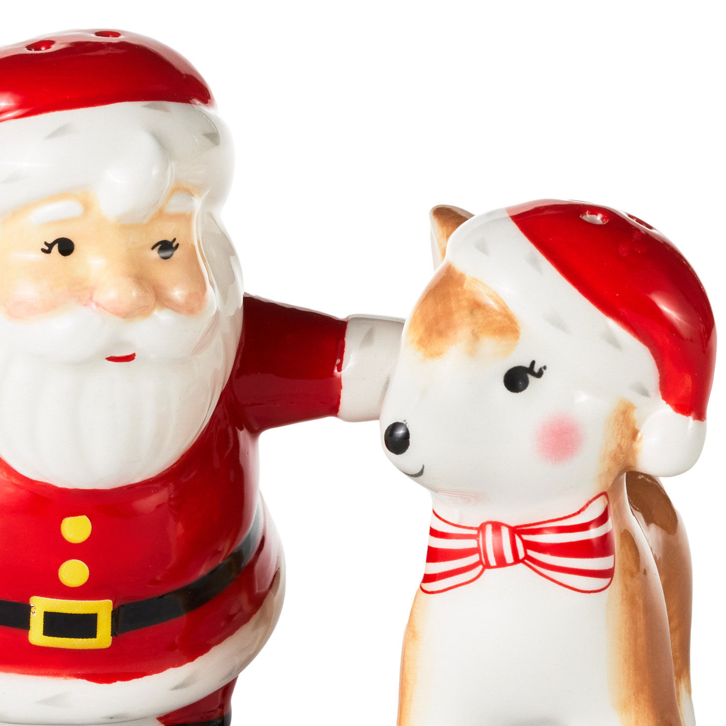 Santa and Reindeer Salt and Pepper Shakers  image number 4