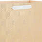 13" Gold Geometric on Tan Large Gift Bag, , large image number 4