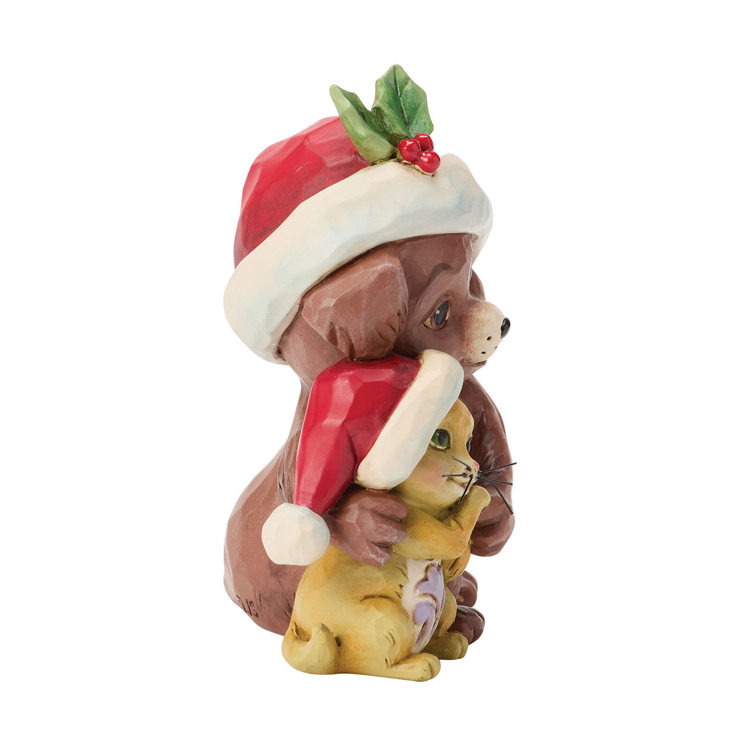 Hugging Dog and Cat Jim Shore Statue Side image number 4