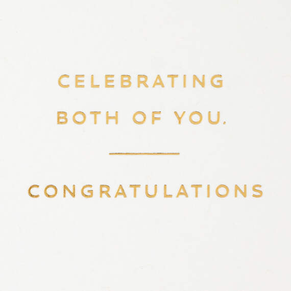 Celebrating Love and Both of You Wedding Card, , large image number 2