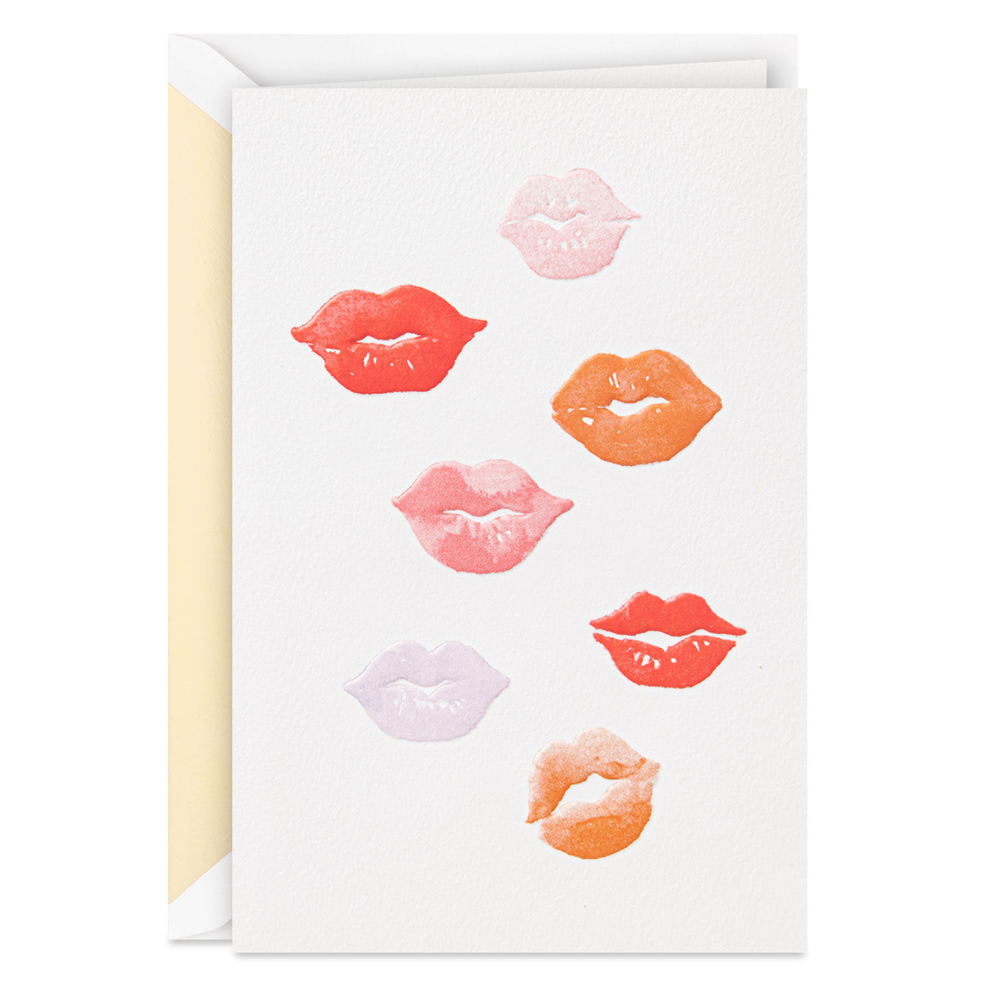 Lipstick Kisses XOXO Love Card Greeting Cards Hallmark