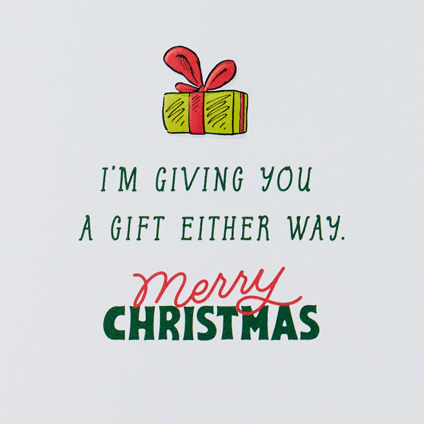 Santa Grinch Gift Card Holder Christmas Card sentiment image number 2