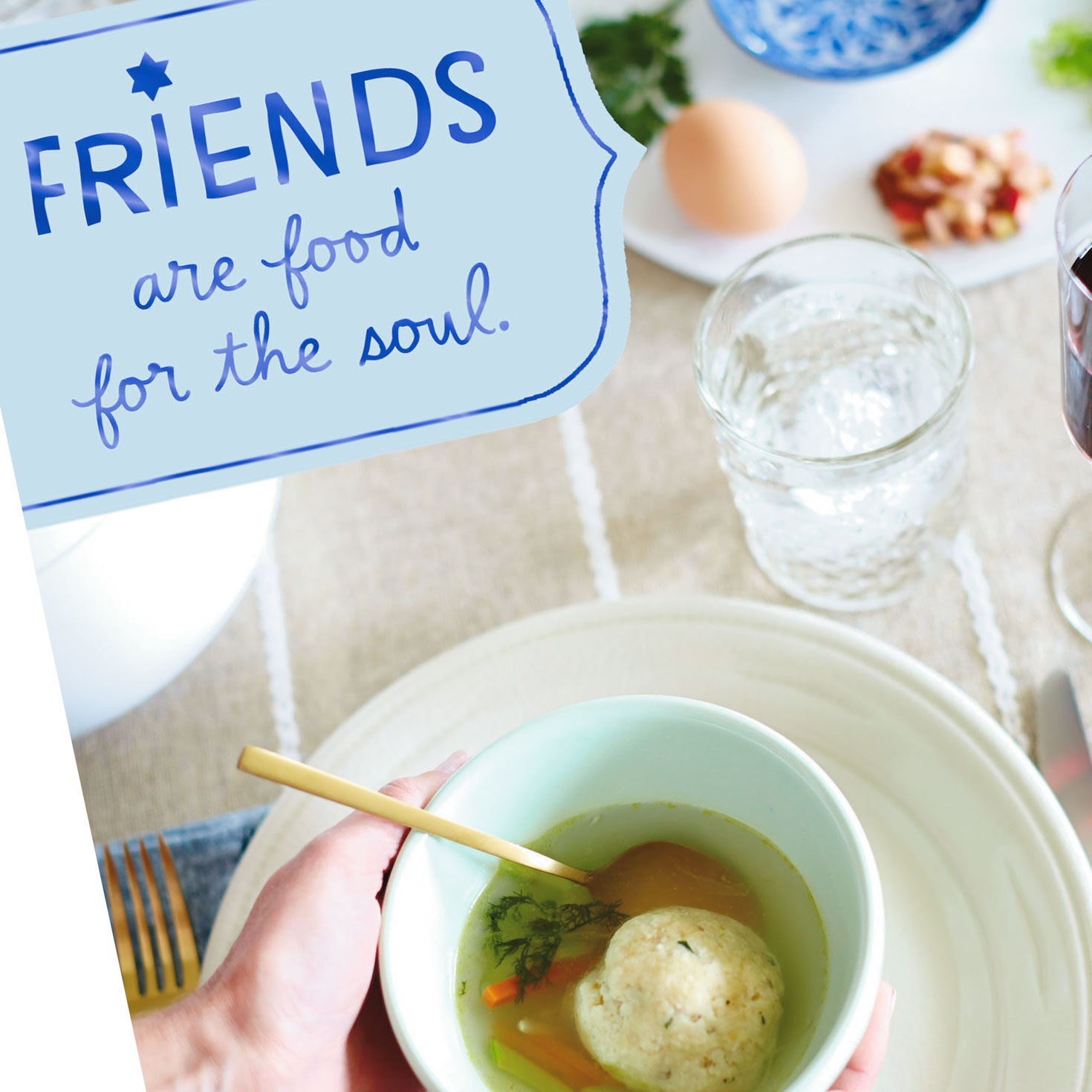 Friends Are Food for the Soul Passover Card for only USD 2.99 | Hallmark
