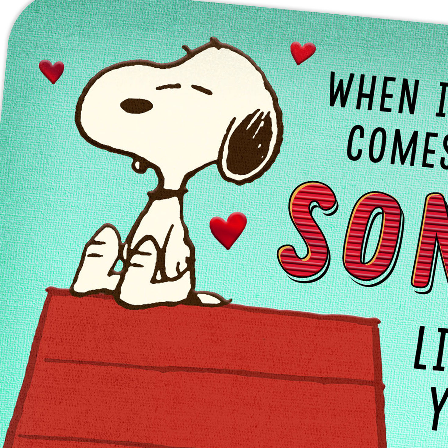 Peanuts® Snoopy No One Like You Valentine's Day Card for Son for only USD 4.59 | Hallmark