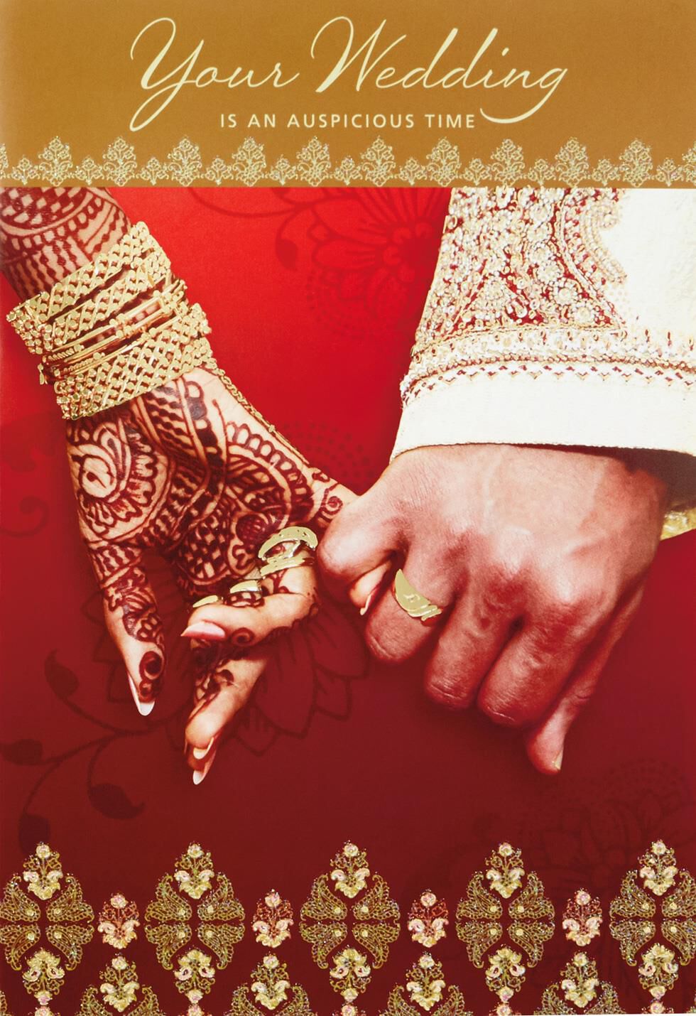 Two Souls Mehendi Wedding Card