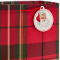 9.6" Santa With Wreath Medium Christmas Gift Bag, , large image number 4