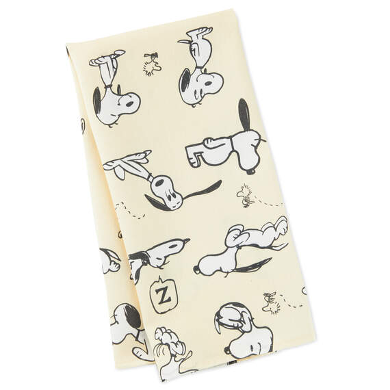 Peanuts® Snoopy Pattern Tea Towel, , large image number 1