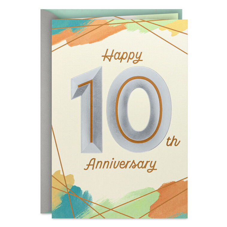 Here's to All That's Still to Come 10th Anniversary Card