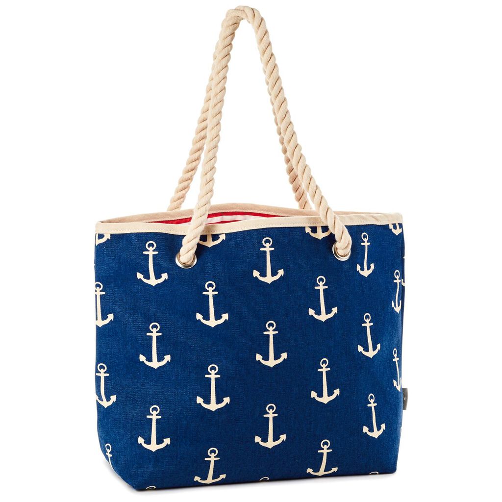 Nautical Anchor Tote Bag Handbags Purses Hallmark Nautical Anchor Tote Bag