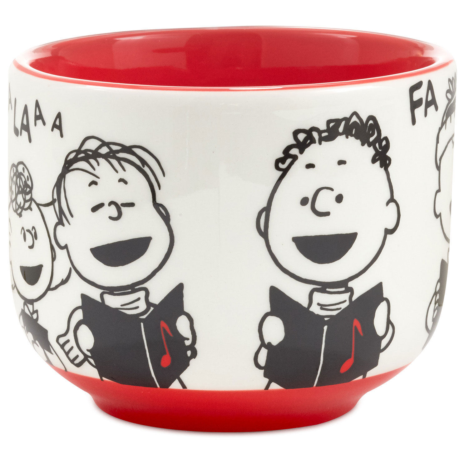 Peanuts Red, Black and White Mug upclose view image number 3