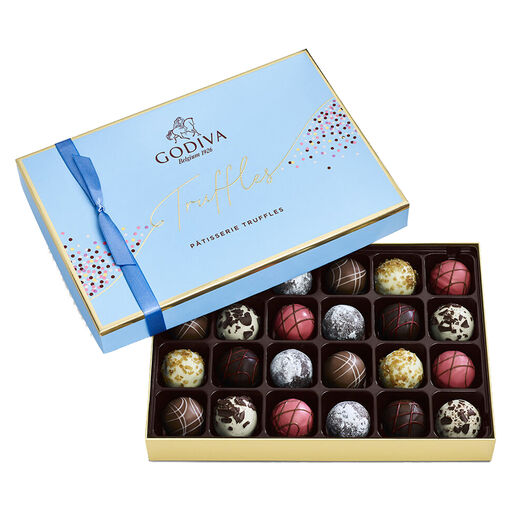Godiva Assorted Pâtisserie Dessert Truffles Gift Box, 24 Pieces, 