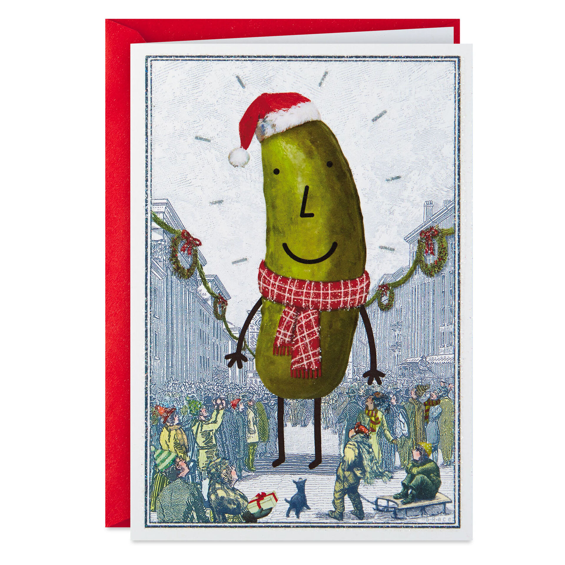 A Big Dill Funny Christmas Card - Greeting Cards - Hallmark