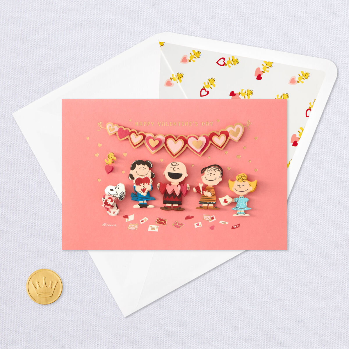 The Peanuts® Gang Happy Valentine's Day Card - Greeting Cards - Hallmark