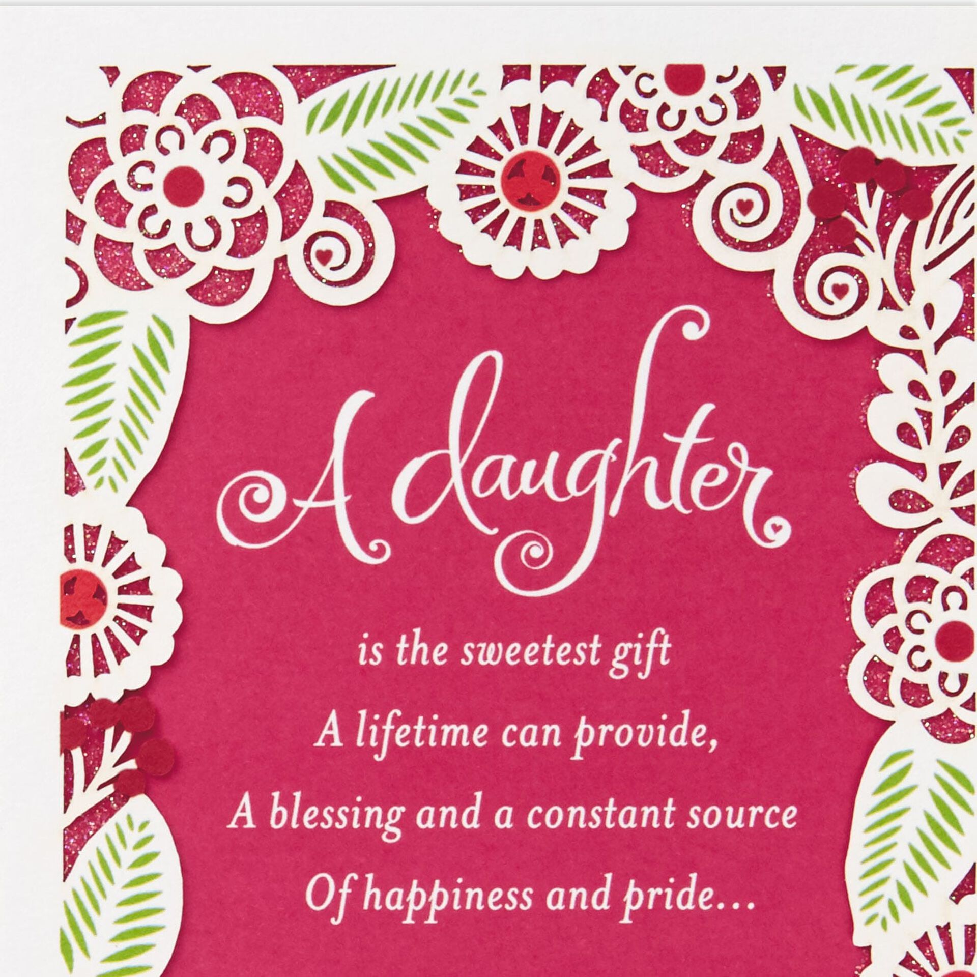 You Are the Sweetest Gift Valentine's Day Card for Daughter Greeting