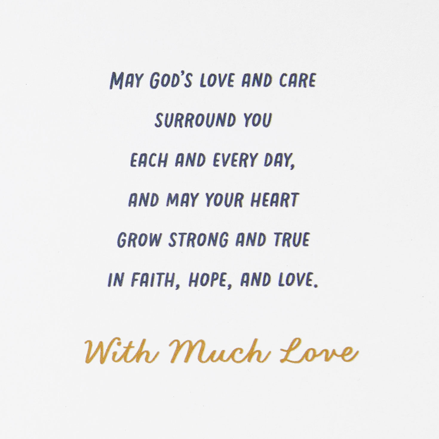 Teddy Bear on Blue Christian Baptism Card for Grandson Sentiment image number 2