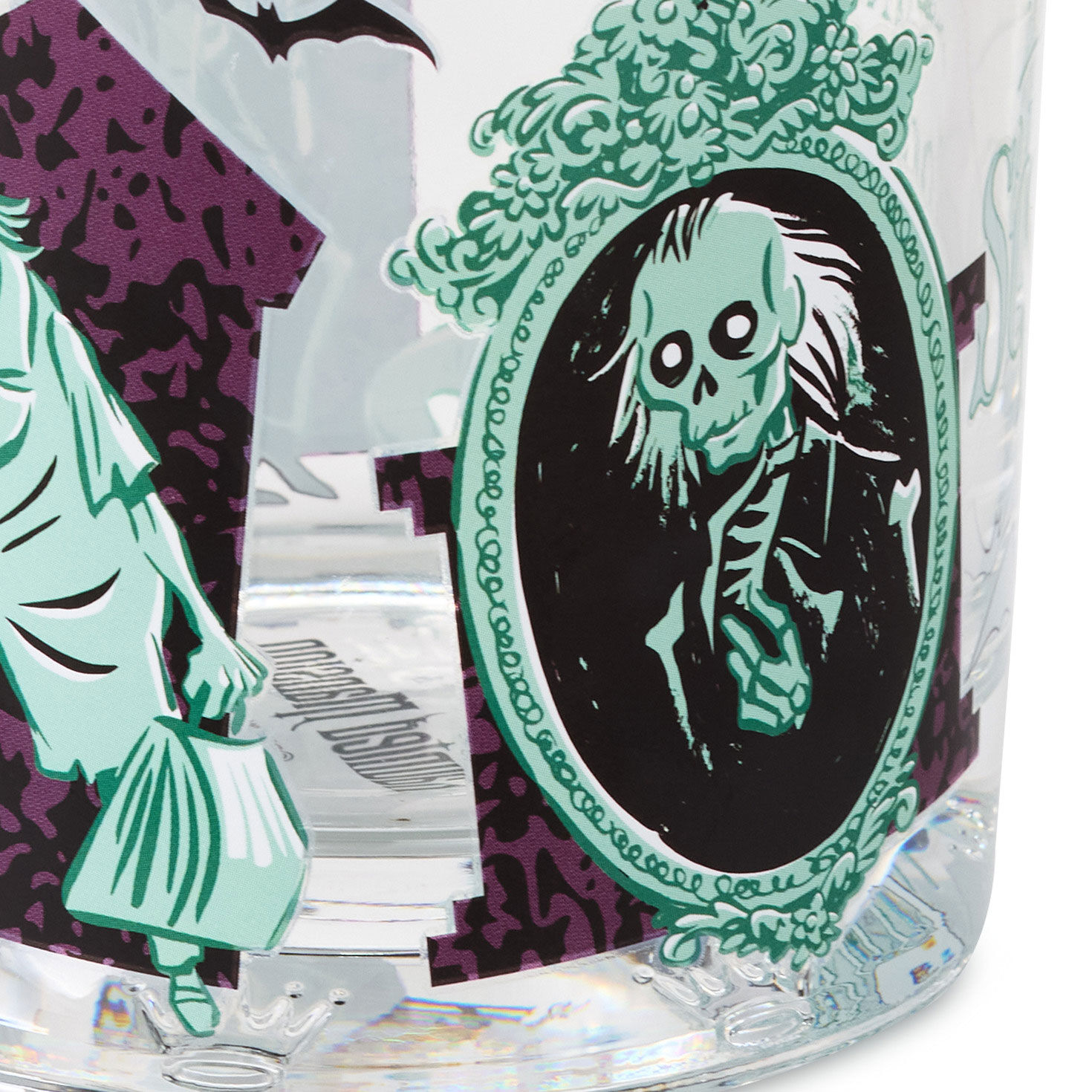 Haunted Mansion Graveyard Ghouls Drinking Glass upclose detail image number 5