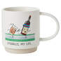 Coffee and Wine Relay Funny Mug, 16 oz., , large image number 1