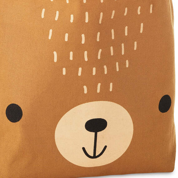 Brown Bear Fabric Gift Bag, , large image number 4