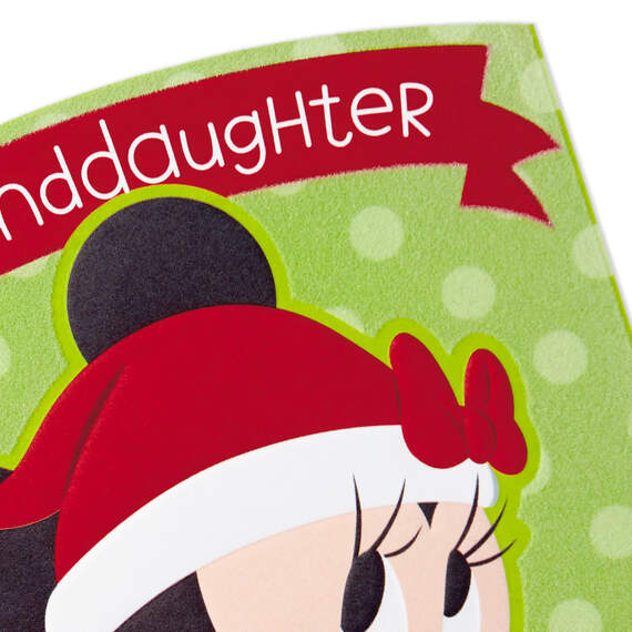 Disney Minnie Mouse First Christmas Card for Granddaughter, , large image number 4