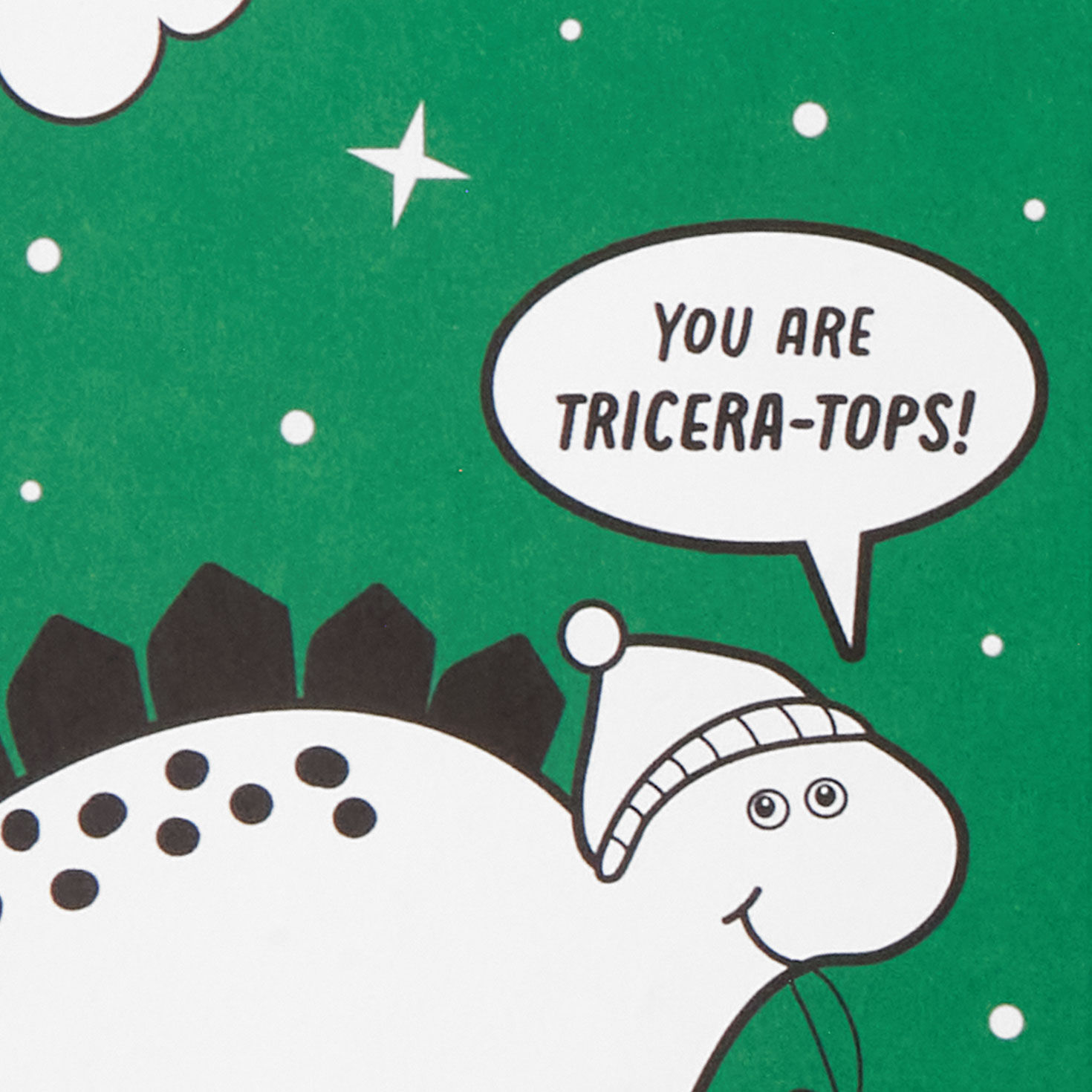 Dinosaurs Coloring Christmas Card for Grandson Sentiment image number 2