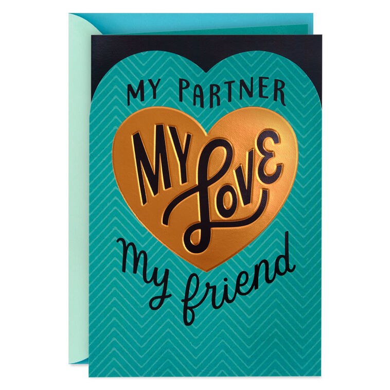 My Partner, My Love, My Friend Romantic Love Card