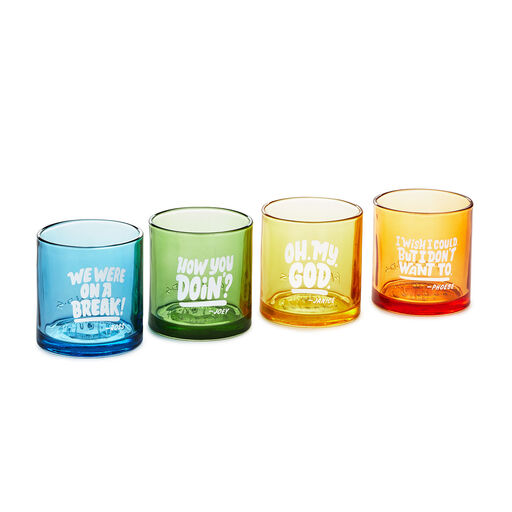 Friends Lowball Glasses, Set of 4, 