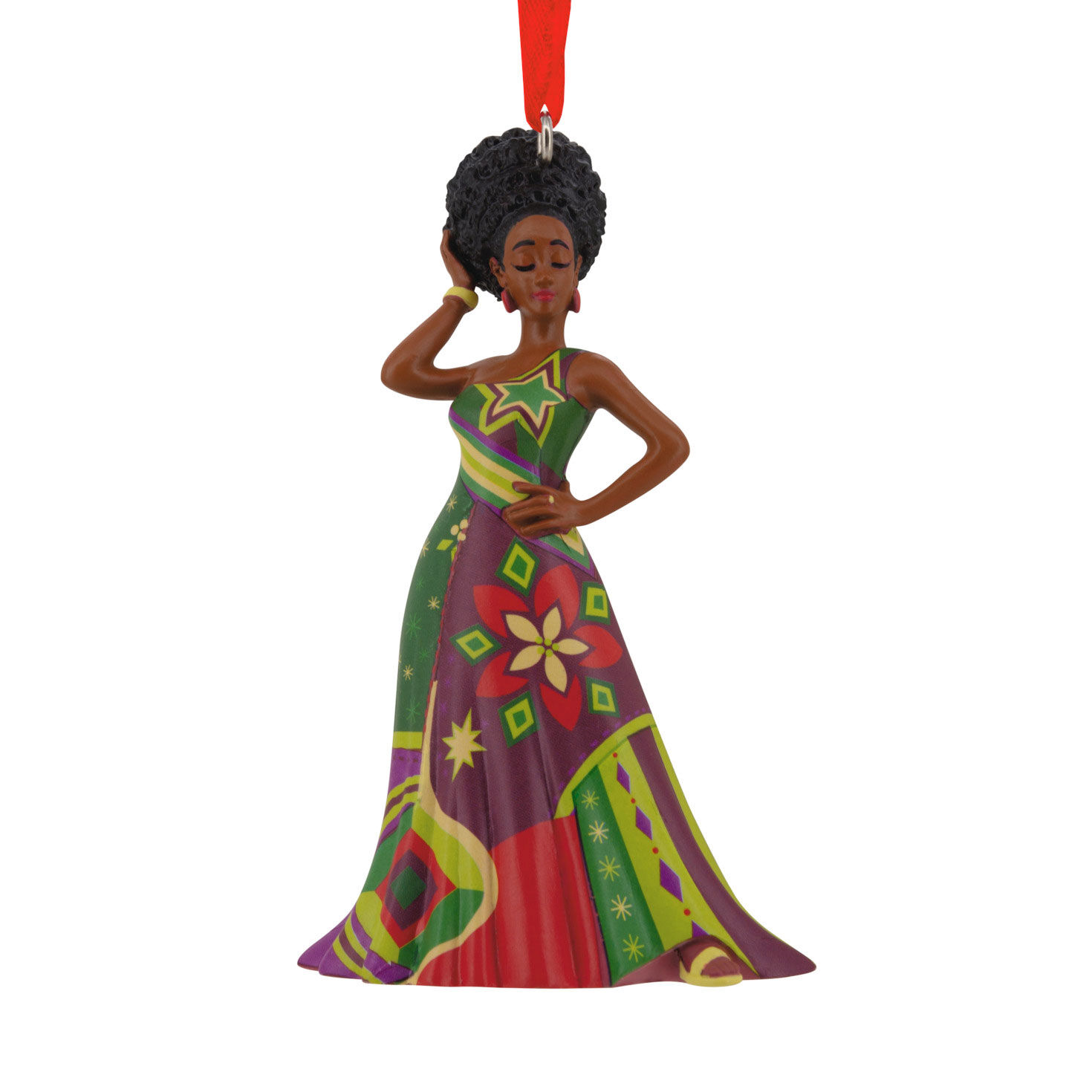 Black Fashion Woman Hallmark Ornament