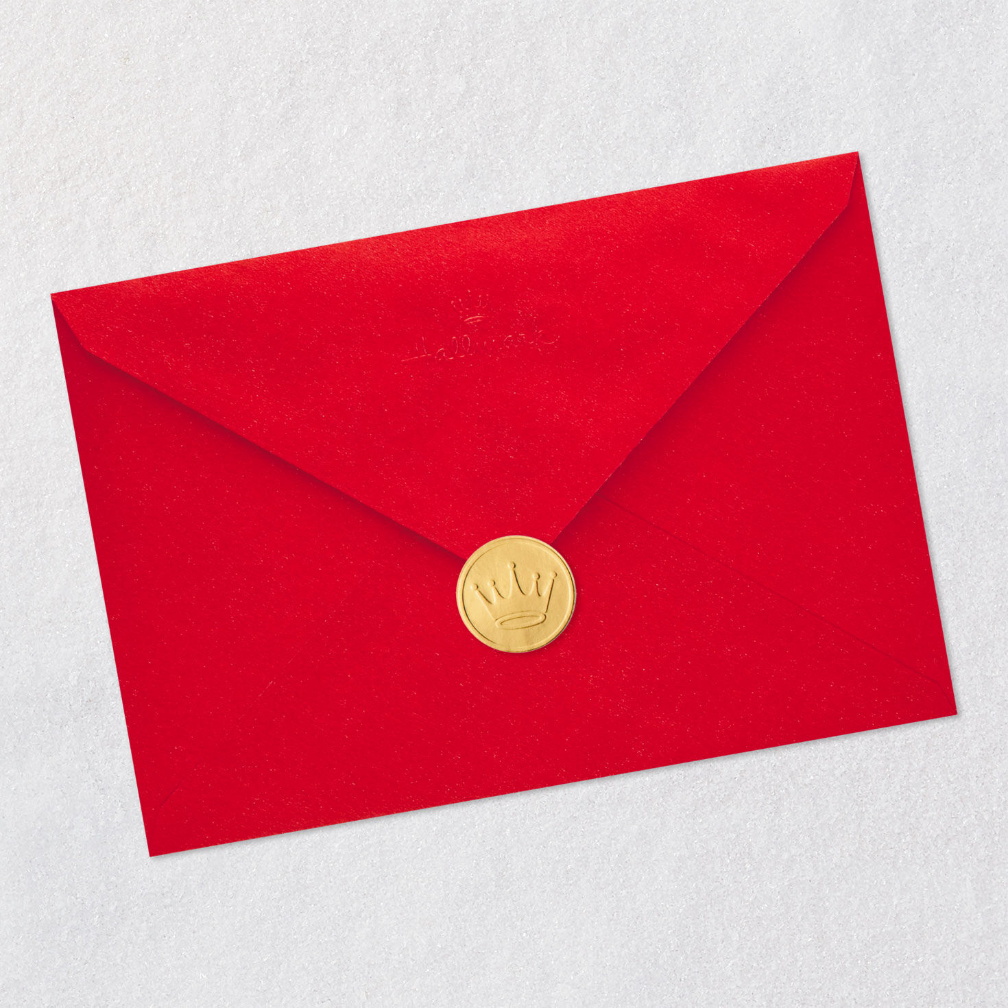 Brown Puppy Dog with Flower Valentine's Day Card Envelope Back with Seal image number 7