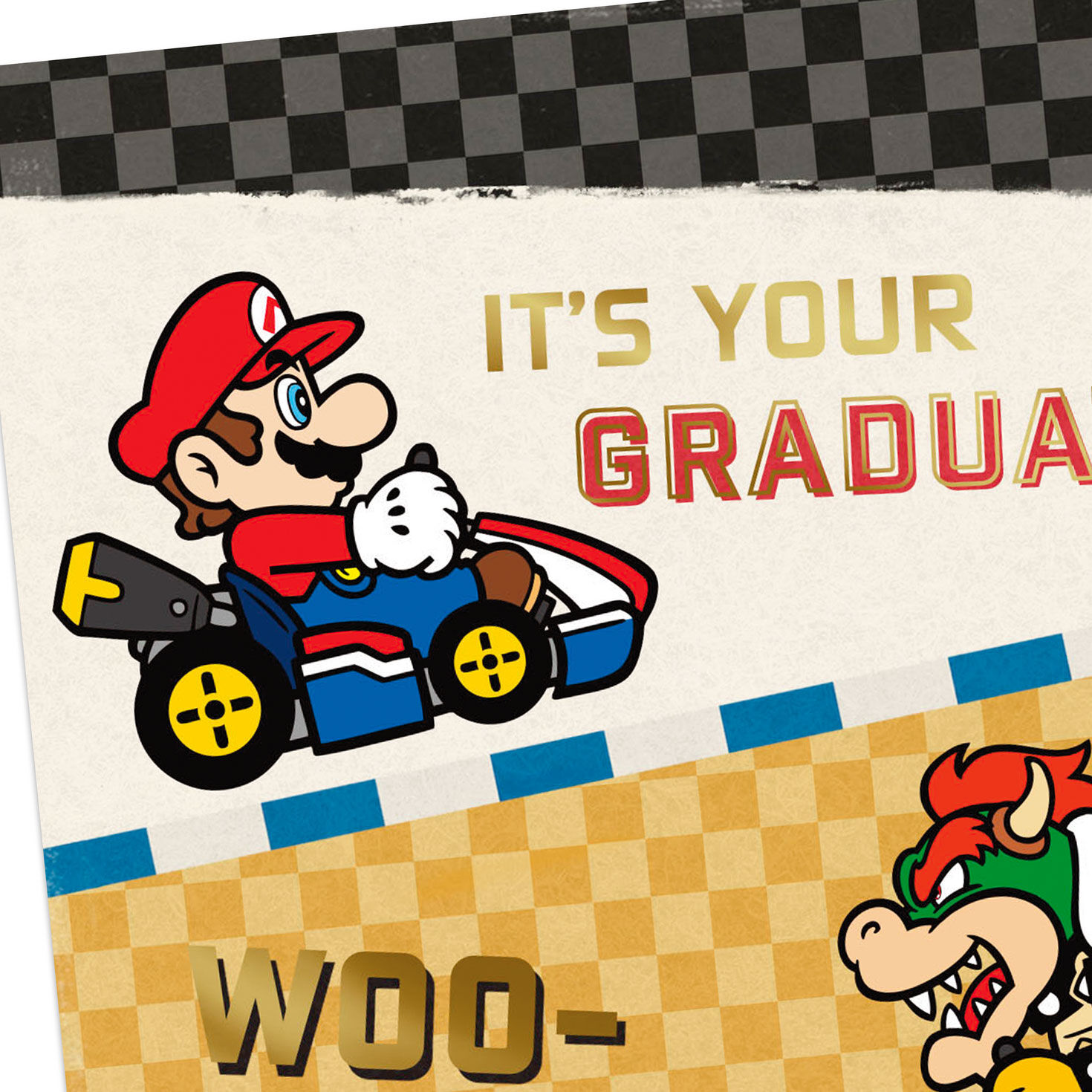 Nintendo Mario Kart Graduation Card Card Front Detail image number 4