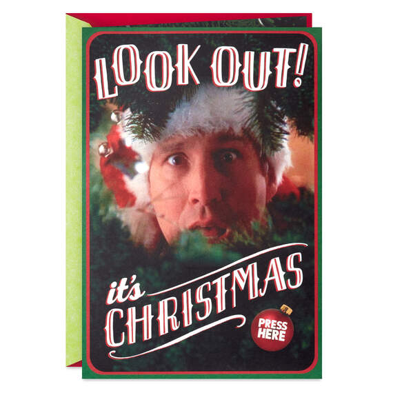 National Lampoon's Christmas Vacation™ Squirrelly Holiday Funny Pop-Up Christmas Card With Sound