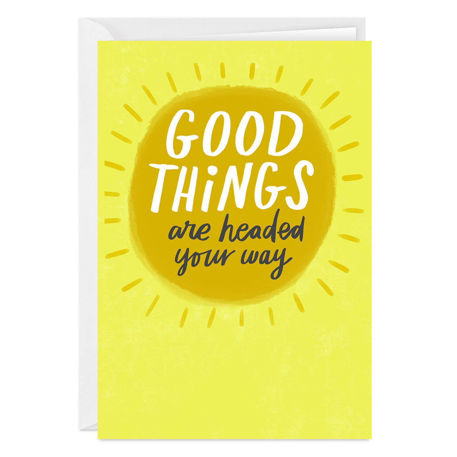 Good Things Sunshine Custom Encouragement Card